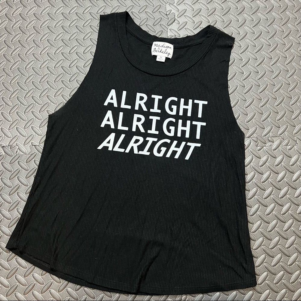 MADISON & BERKELEY | “Alright” tank top - Picture 3 of 7